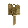 Lucky Line Brass House Key KW1/11 (B405K)