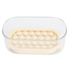 Ice Cube Tray with Lid Bin 2 Layer Ice Trays