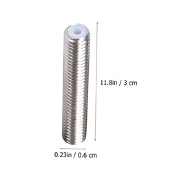 CHILDWEET 5pcs Printer Extruder Tube PTFE Feeding Tube Thread Filament Stainless Steel Construction Replacement