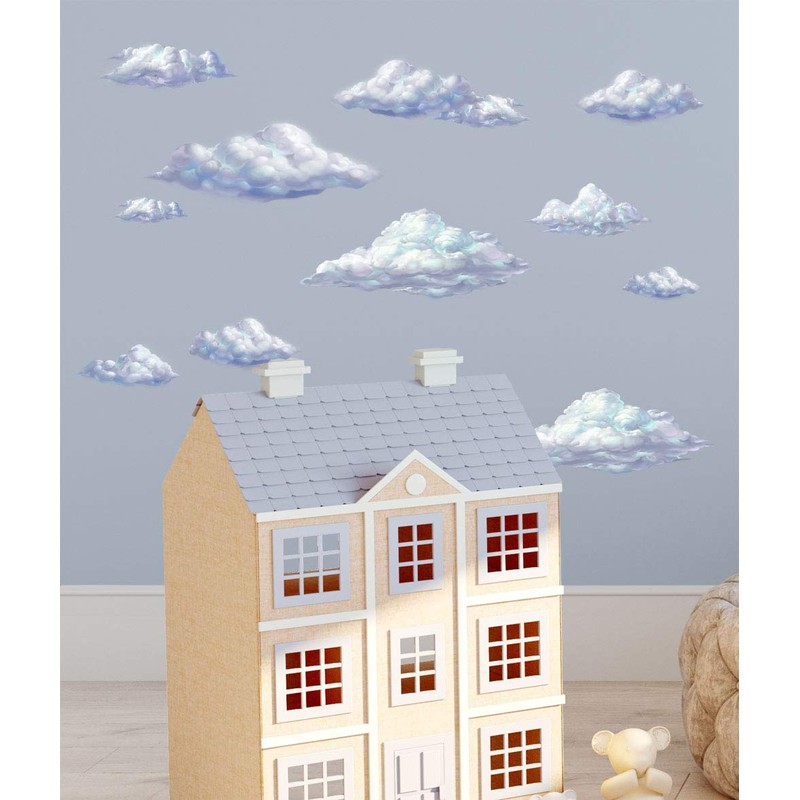 Sky Cloud Wall Decals ~ Beautiful Cloud Wall Stickers Room