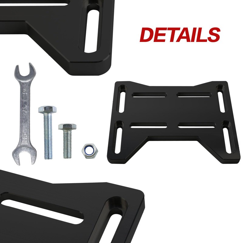 PACEWALKER Aluminum Motor Engine Mount Adapter Bracket Plate Adjustable Motor