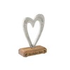 Ten Perfect Years 10th Anniversary Rustic Metal Heart Decoration –