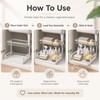 2-Tier Sliding Under Sink Organizer for Kitchen & Bathroom Cabinets