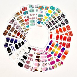 Nail Stickers, Summer 2026, DIY Nails, Nail Art, Stick-on Nails, Recommended Materials, Glitter, Photography Props / 네일스티커 2026 여름 셀프 네일 네일아트 붙이는 손톱 추천 재료 글리터 촬영소품