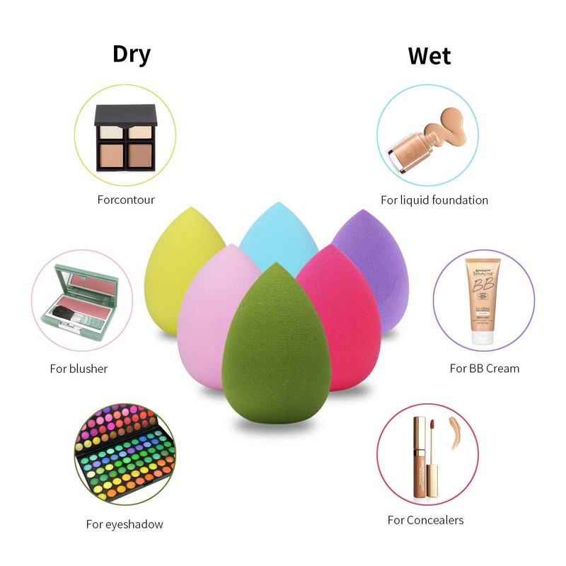 BoldnYoung Beauty Blender Sponge Puff for face - Assorted