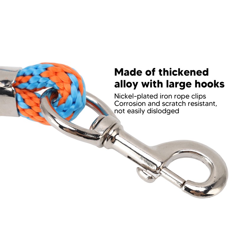 Nylon Horse Rope Multipurpose Thickened Livestock Lead Rope with Alloy