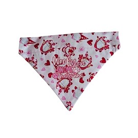 Woof You Gnome Matter What Over the Collar Dog Bandana That Slips onto Their Existing Collar Size (XXL)