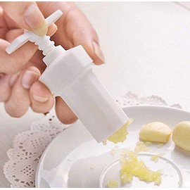 WOIWO 1 PCS Creative Spinning Garlic Puree Garlic Press Garlic Press Garlic Twister Plastic Kitchen Gadgets