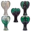 dssmboom 3" Hand Carved Fluorite Crystal Guardian Angel Figurine for