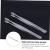 SAFIGLE Stainless Steel Stamp Nipper and Tweezer Set for Eyelash