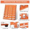 68 Nut and Bolt Thread Checker, 22 Standard, 24 Metric