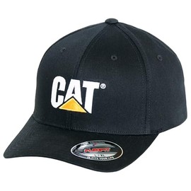 Caterpillar Mens Modern Trucker Cap, 016 Black, Large US