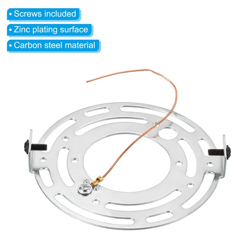 PATIKIL 105mm Round Ceiling Light Plate Kit, 1 Set Light