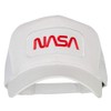 e4Hats.com NASA Logo Embroidered Patched Mesh Back Cap - White
