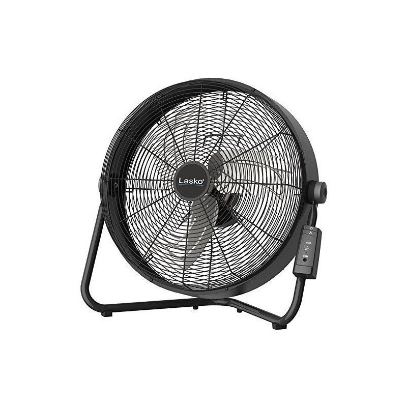 Lasko 20" High Velocity Fan with Remote Control, Black