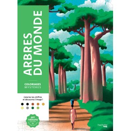 Coloriages mystères - Arbres du monde