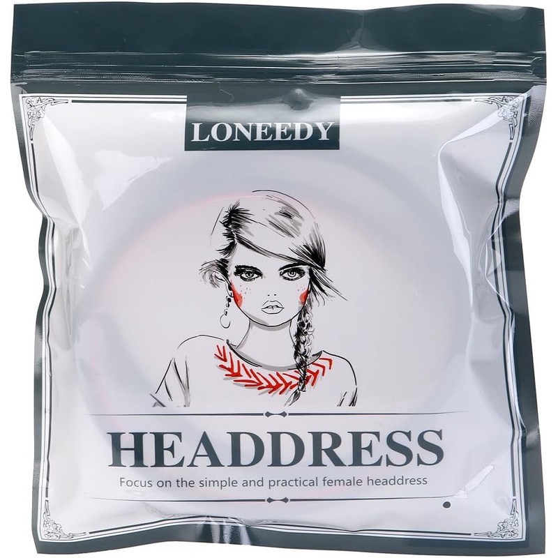 LONEEDY - Diadema de piel dura de 1,7 pulgadas para