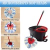 2 Pack Spin Mop Replacement Head - 40% More Cleaning