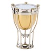 Miniature Timpani Model Decorative Exquisite Copper Timpani Ornament for Graduation