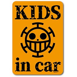 LCS-524 ハートの海賊団 KIDS IN CAR ONE PIECE（ワンピース）ベビーインカー ワンピース公式グッズ ステッカー