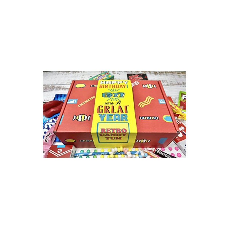 RETRO CANDY YUM ~ 1977 48th Birthday Gift Box Nostalgic