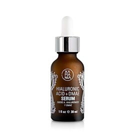 XAMANIA Serum Facial Ácido Hialurónico + DMAE. Lifting Natural para Hidratación y Piel Firme, Serum Antiedad, Rellena las Líneas de Expresión. 30 ml