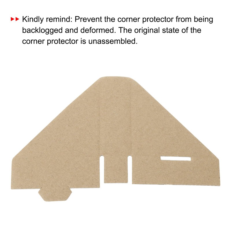 sourcing map Adjustable Cardboard Corner Protector, Cardboard Edge Protector 7x7x3cm