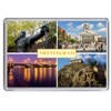 Nottingham United Kingdom England Souvenir Acrylic Fridge Magnet (Standard: 70x45mm)