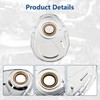 Moafaye Timing Chain Cover with Gasket Kit Compatible with SBC