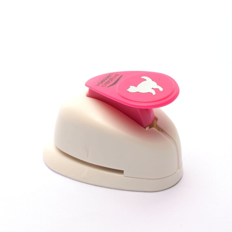 Vaessen Creative Hole Punch With Lever Plastic/Metal, Purple