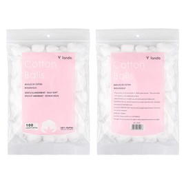 Hedume 1200 Count Cotton Balls, Pure Cotton, Fragrance & Chlorine-Free, Organic Cotton Balls (12 Pack × 100 Count)