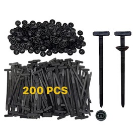 200PCS Nylon Universal Cable Tie Buckle, Duty Self-Locking Nylon Zipper Clips Multipurpose Cable Tie Buckle Fasteners Car Body