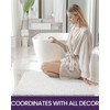 DEXI Bathroom Rug 16x24, Super Soft Thick Chenille Absorbent Bath