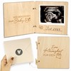 Pregnancy Announcement with Wooden Booklet (We Get a Baby)