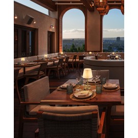 UMEXUS Small Cordless Table Lamp for Restaurant Dinner Table, 5200mAh Battery Operated Touch Lamps Rechargeable Dimmable Portable Night Light for Bedside Dining Living Room Patio Kitchen Outdoor