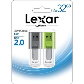 Lexar 2607204 32GB S50 JUMPDR USB 2.0 2-Pack