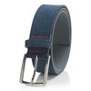 HUGO, Gregor Smooth Suede Leather Belt, clean navy, 40