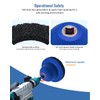 GLEXQLAO Wheel Hub Grinder Cleaning Tool, 150mm/6inch Diameter Wheel Hub