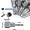 Bestgle 10 Pcs Magnetic Nut Setter Driver Drill Bit Set,