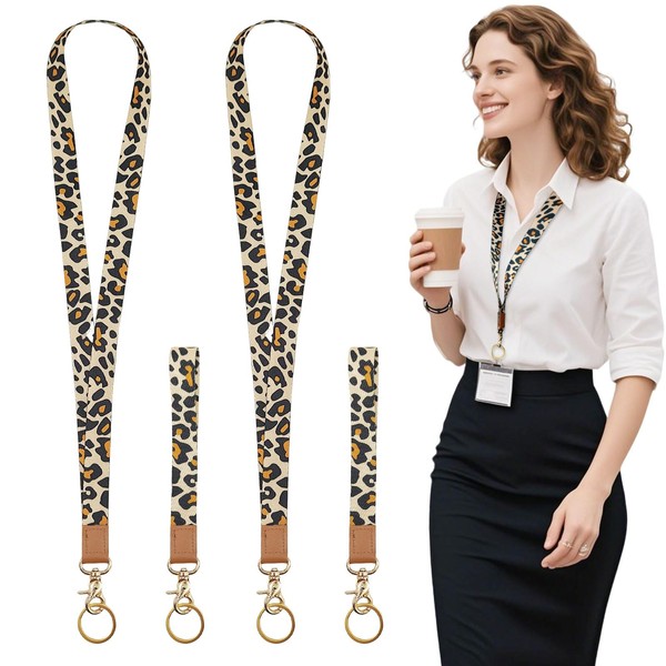 TUONYIS Pack of 4 Lanyard, Lanyard for Keys, Long Lanyard,