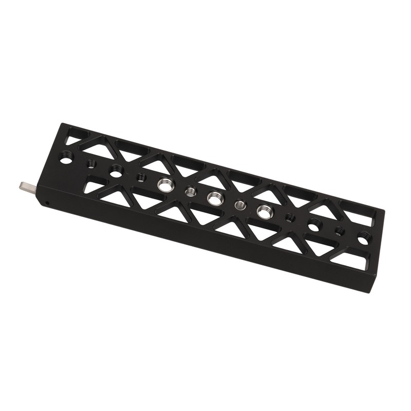 Dovetail Plate for Arca 8in 1/4 3/8 Threaded Holes Aluminum