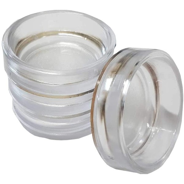 Merriway BH05118 (4 Pcs) Castor Cup Small Clear, Outer Dimension