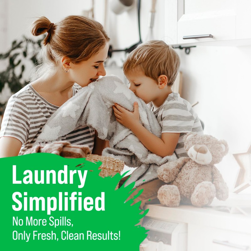 Rockin' Green Travel Laundry Detergent Sheets Unscented - Mess-Free Laundry