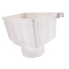 OSALADI Eaves Rainwater PVC Drain Pipe Fittings Downpipe Funnel Water