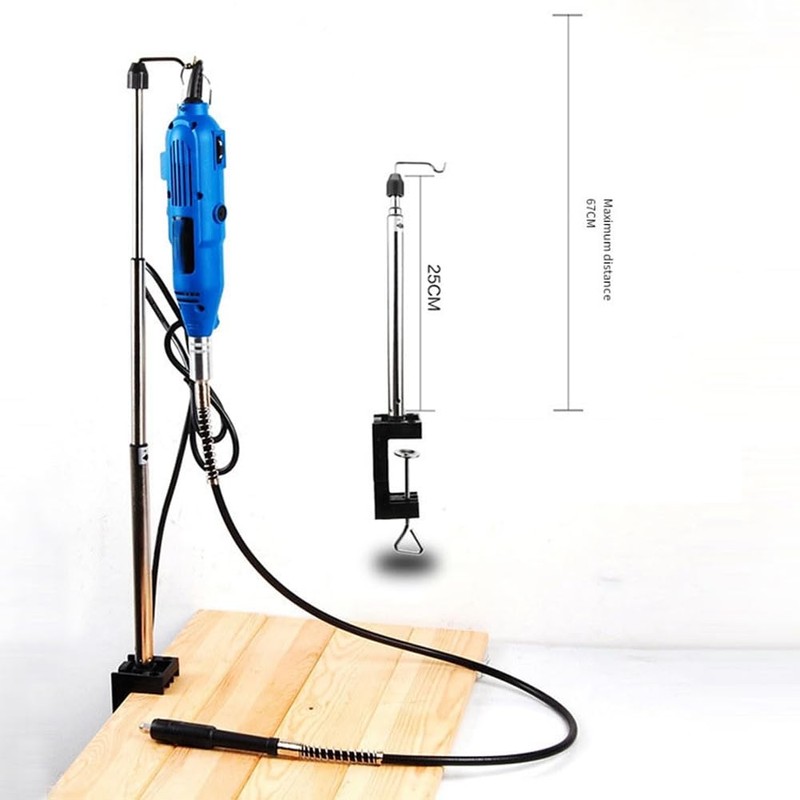 Luwqceu 2 Pack Rotary Tool Round Grinder Telescopic Hanging Stand