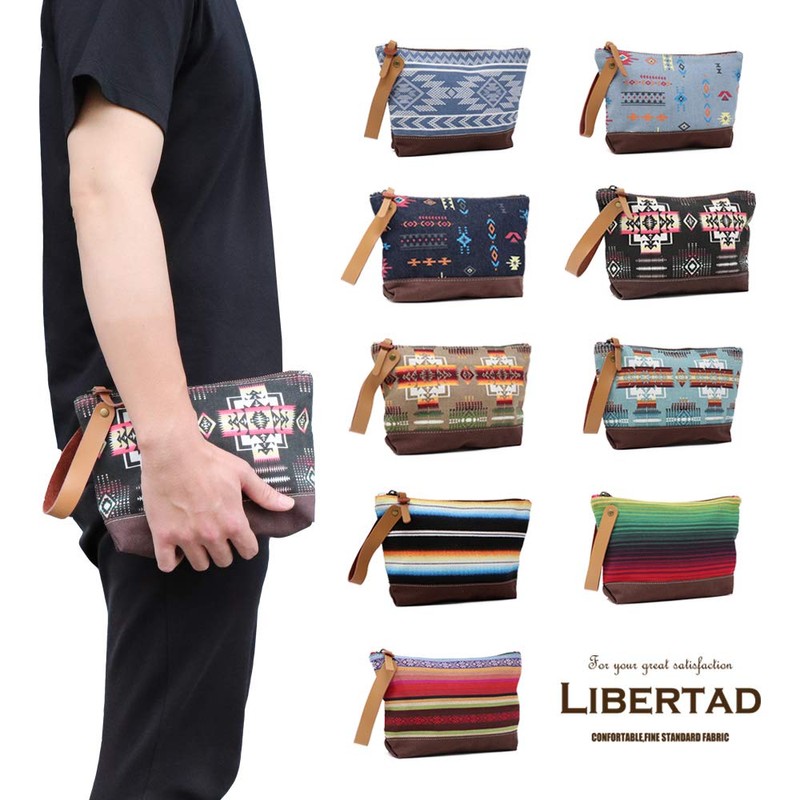 Liberta Native Multi Pouch Clutch Back Mini Bag, No.007
