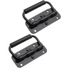 QLEUIFT Pack of 2 Spring-Loaded Crate Handle Folding Handle 100