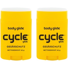 Body Glide Cycle Glide Anti Chafing Stick - Effective protection against chafing and chafing while cycling. Long lasting, waterproof and clean to use. Fresh mint scent (42g)