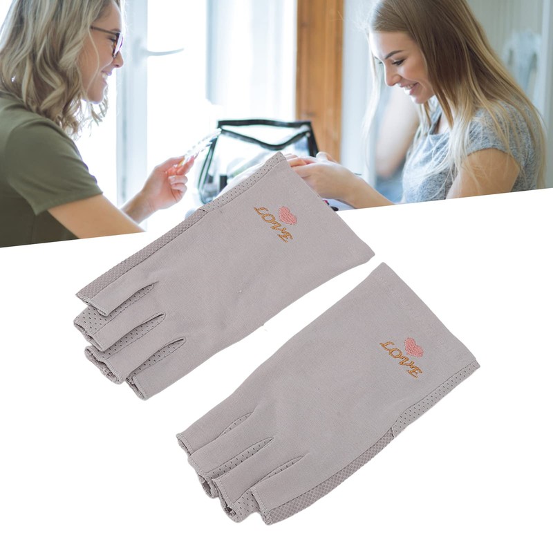 Guantes protectores de manicura Guantes de fibra de algodón para