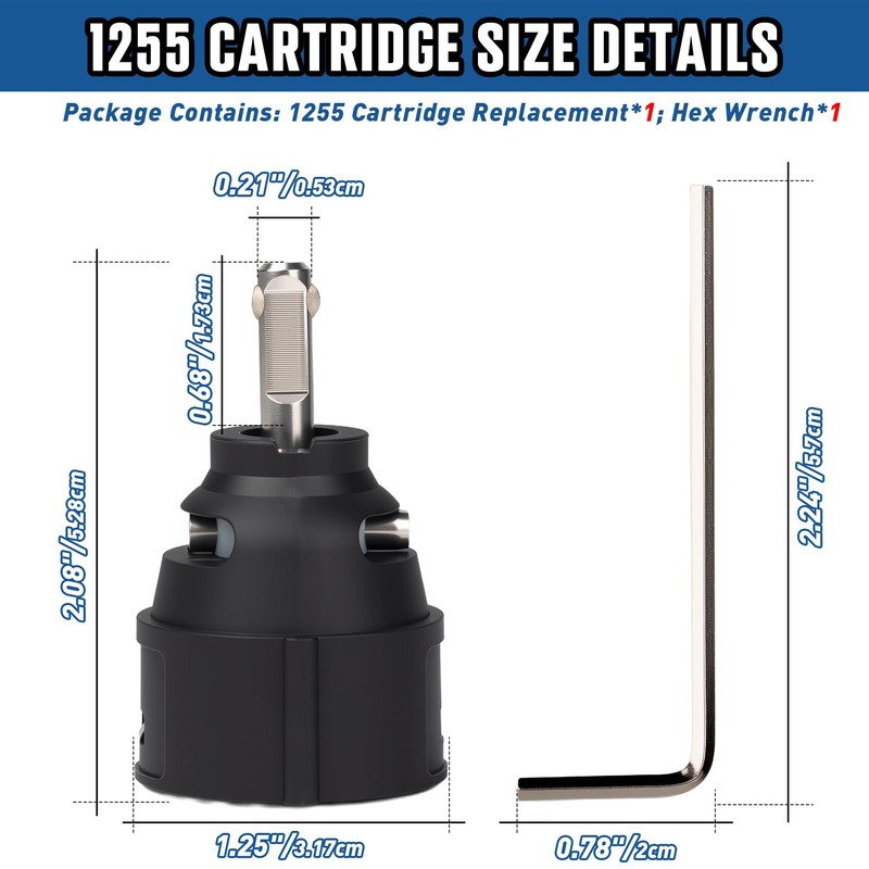 1255 Replacement Cartridge for Moen Single Handle Kitchen Lavatory Model
